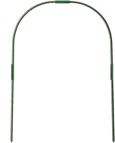 Tuinkas Hoepels - Plant Steun Frame - Bescherming Jonge Planten - Verstelbaar met Stokken - 6 stuks - Groen