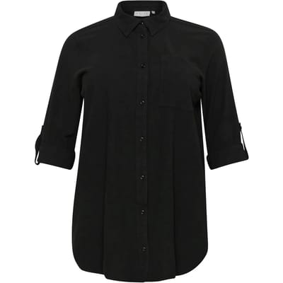 Dameshemd met lange mouwen KAFFE Curve Nana