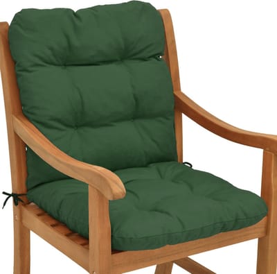 Beautissu Flair NL – Tuinkussen Lage Rug Groen – 100x50 cm – Zitkussen Matraskussen voor Tuin Meubelen