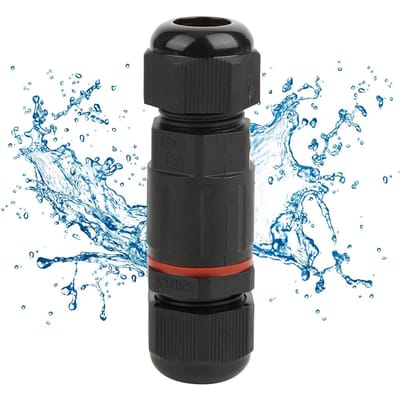Waterdichte Kabelconnector IP68 Doorlopend Buiten 3-aderige Aansluitdoos