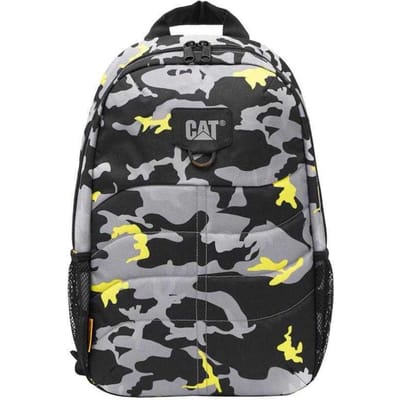 Caterpillar Benson Camo 22L Rugzak (Zwart/Grijs)