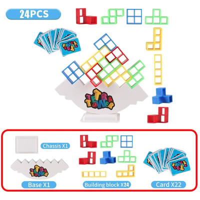 Tetris Toren Balanceren Stapelen Speelgoed Kinderen Blokken Balans Bordspel Slim Speelgoed