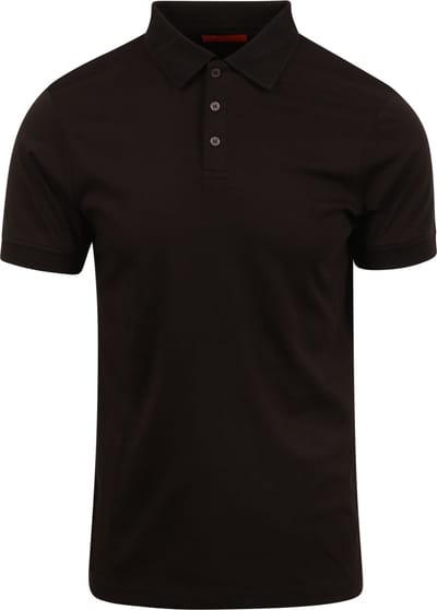 Suitable Liquid Polo Zwart - Maat XXL - Heren - Polo shirt Heren met Korte mouw