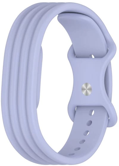 Strap-it Siliconen Bandje geschikt voor Fitbit Air - Lila/Lichtpaars
