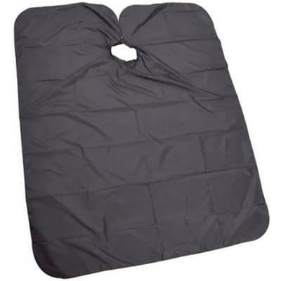 Cape de Coupe de Cheveux Noire Imperméable Respirante Réglable Cape de Coiffure pour Salon de Coiffure gray