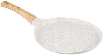 Pannenkoekenpan - Platte koekenpan - Ontbijt maken - Antiaanbaklaag - 27 cm - Zwart