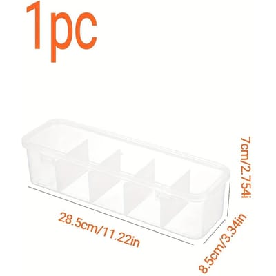 1 stuks Bureau Kabel Organizer Box met Lade - PET Materiaal, Ideaal voor Thuis Kantoor Gebruik, Houdt Oplaad- & Datakabels Netjes wit
