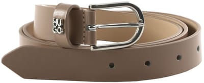 HUGO Leren Riem Zoey Sz25 Belt W80 Dark Taupe