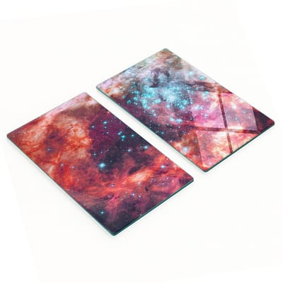 Decoratieve glazen snijplanken voor in de keuken met fictieve afbeeldingen, 2x30x52 cm