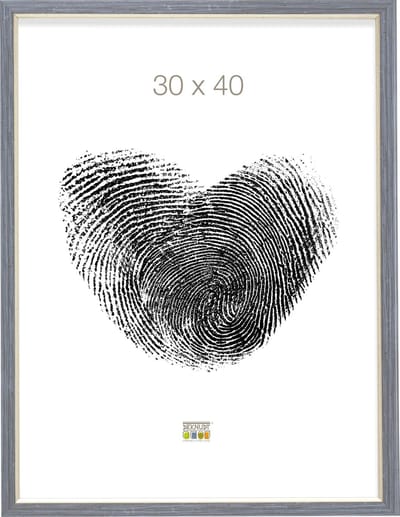 Deknudt Frames fotolijst S46AF7 - grijze schilderlook - biesje - 30x40