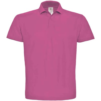 B&C Heren Oranje Polo REGULAR FIT Maat XXXXL (4XL) 100 % Katoen