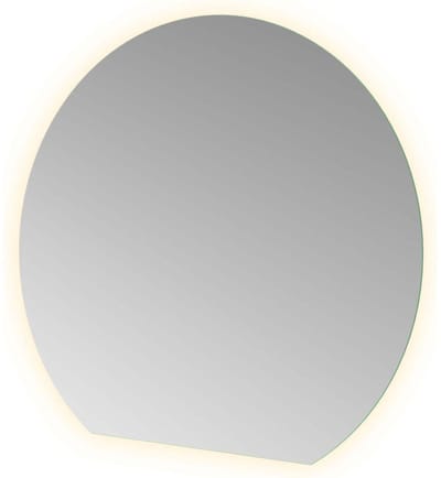 Hotbath &More Mirrors Spiegel Sunset Incl Direct & Indirect Led - Spiegelverwarming - Color Changing - Dimbaar - Dottless - met Afstandsbediening LED Badkamerspiegel - Rond - 120 cm