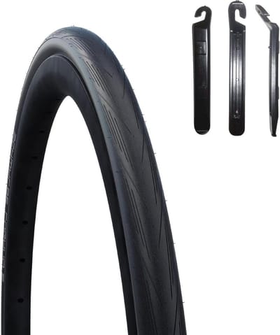 Racefietsband - Fietsband Clincher - Veilig Fietsen - Hoge Kilometrage - 700 x 25C - Zwart