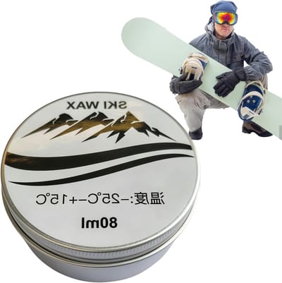 Glijpasta Ski - Wax Smeermiddel - Wintersport Prestaties - Wrijvingsvermindering - 80 ml - Wit