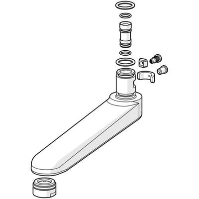 Hansa Medica - Uitloop compleet, 145 mm 59911380