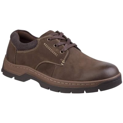 Cotswold Heren Dikke Houten Kant Op Nubuck Leder Vrijetijdschoen (Bruin)
