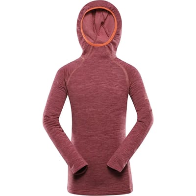 Alpine Pro Rolto Fleece Met Kap Roze 116-122 cm Meisje