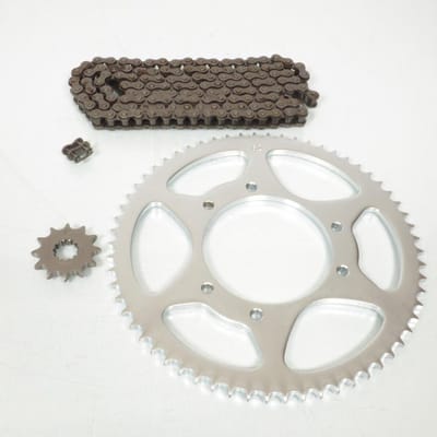 originele kettingset voor motorfiets hm 50 derapage 2001 tot 2010 12x62 nieuw