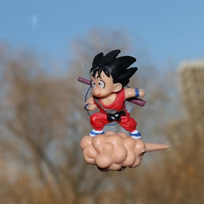7cm Dragon Ball Son Goku Wol Actie Aquarium Ophanging Decoratie Anime Karakter Aquarium Ophanging Decoratie Speelgoed