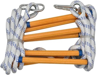 Noodladder Veiligheid - Vluchtladder Touwladder - Snelle Ontsnapping - Herbruikbaar Vlamwerend - 4m 5m