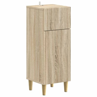 vidaXL - Badkamer - Opbergkast - ARNHEM - Sonoma - Eiken - 30 - x - 31 - x - 80 - cm
