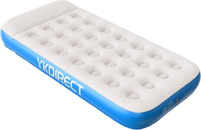 Camping Eenpersoons Luchtbed Camping Luchtmatras voor 1 Persoon met Kussen Top Ontwerp 190 x 100 x 22 cm