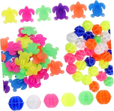 Fiets Spaak Kralen - Wiel Decoratie Set - Kinderen Versieren - 61 Stuks Kleurrijk - 1.6X1CM - Gekleurd