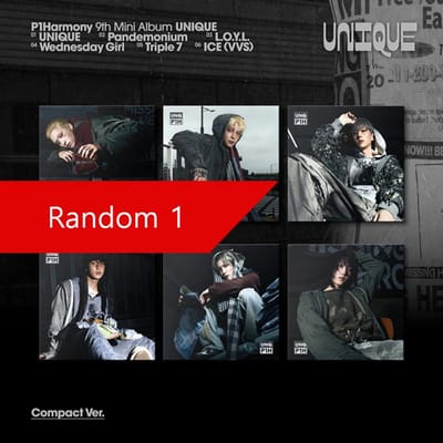 P1Harmony – 9e Mini Album UNIQUE (Compacte versie) Random 2pcs