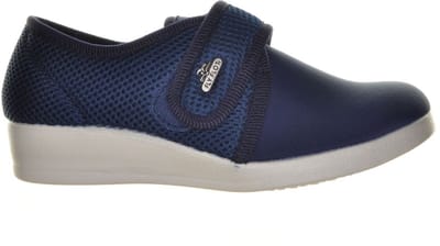 Fly Flot Blauwe Lycra Gesloten Pantoffel Met Velcro maat 38