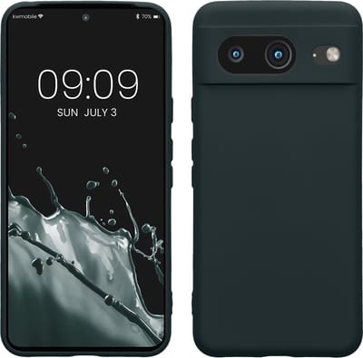 kwmobile telefoonhoesje geschikt voor Google Pixel 8 - Hoesje voor smartphone - Precisie camera uitsnede - TPU back cover in leisteen