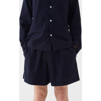 Tekla Unisex Flannel, Pyjamas Shorts Midnight Blue Größe: XXS | Nachtwäsche Outlet | Unisex | Blau