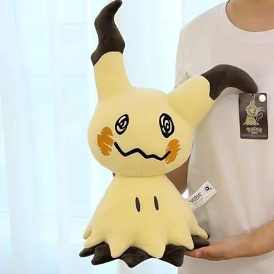Anime Pokemon 50/70/90cm Mimikyu Pluche Speelgoed Lichaarskussen Bankkussen Slaapcomfort Metgezel Kamerdecoratie Knuffelpop Cadeau 50cm beige
