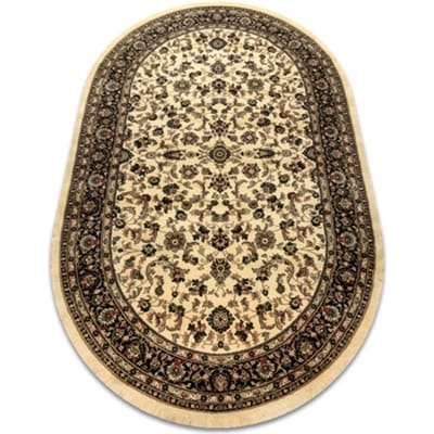Kleden Rugsx Tapijt ROYAL ADR Ovaal patroon 1745 carmel 100x180 cm