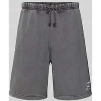 Regular fit bermuda met labelstitching