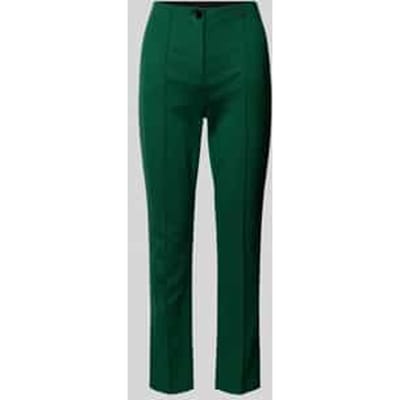 Slim fit broek van viscosemix