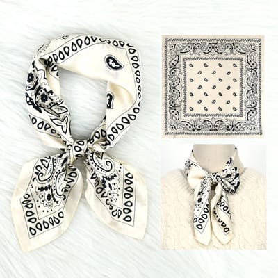 Dames Sjaal - Sjaals - Stola - Vierkante doek - Elegant Stijlvol Dames haar sjaal - Satijn zijde - Hals sjaaltje - Sjaaltje Satijn - Neksjaaltje - Omslagdoek Modesjaals - Neksjaal - Dames Halsdoek -Dame -36，70*70CM
