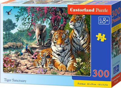 Castorland Tiger Sanctuary – Puzzel – 300 stukjes – Tijgers – Premium kwaliteit
