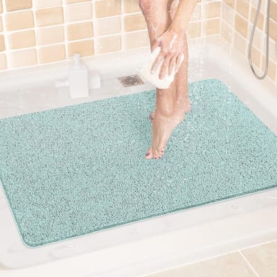 Douchemat Badmat - Antislipmat Vloermat - Veilig Douchen - Sneldrogend PVC - 61 x 81 cm - Groen