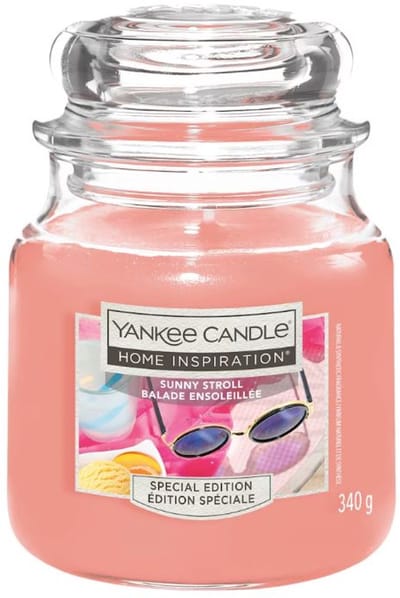 Yankee Candle Home Inspiration - Sunny Stroll Medium Jar - tot 75 branduren