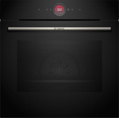 Bosch - Serie 8 - HBG7721B1 - Inbouw oven - 71L - Eenvoudig te reinigen met pyrolytische zelfreiniging - Air Fry-functie: voor perfect en gezonde gefrituurde gerechten - Energielabel A+ Zwart