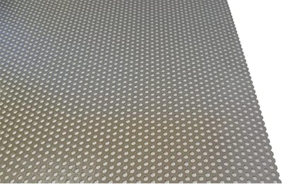 Geperforeerde Plaat - Metaal Aluminium - Diverse Toepassingen - Ronde Openingen 3mm - 40x100cm - Zilver