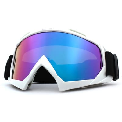 Skibrillen Winddichte fietsbrillen Motorbrillen Winter anti-condens Snowboard Skibrillen Skimasker Tactische bril Zonnebrillen blue
