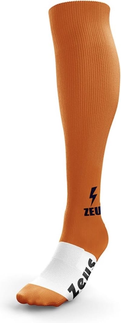 Voetbalsokken/Sportsokken Zeus , Fluo Oranje, maat senior: 37-44
