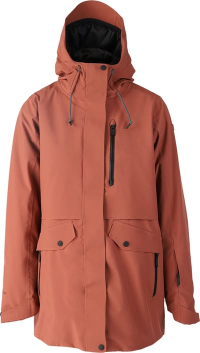 Brunotti Bombini Dames Ski Jas - Bruin - XL