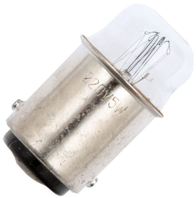 Signaallamp Ba15d 130V 2.6W - 20 mAh - Per stuk - T14 Gloeilamp Ø14mm - 30mm - 2500K - Dimbaar