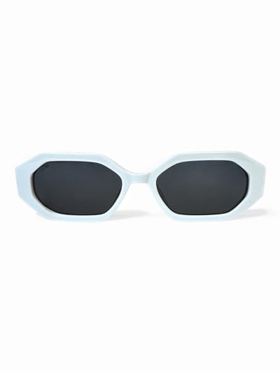 The Brand Remarkable – Zonnebril Unisex – Zonnebril Dames – Zonnebril Heren – Vierkante Zonnebril – Zwart / Wit – UV400 – Luxe, Duurzame & Trendy Zonnebril – Designer Zonnebril – Mode Zonnebril 2025 – Inclusief Beschermhoes – Polariserend Look