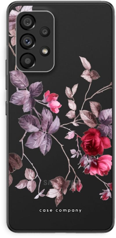 Case Company® - Hoesje geschikt voor Samsung Galaxy A53 5G hoesje - Mooie bloemen - Soft Cover Telefoonhoesje - Bescherming aan alle Kanten en Schermrand