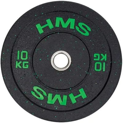 HMS Bumper Plate - Olympische Halterschijf - 10 kg - Groen