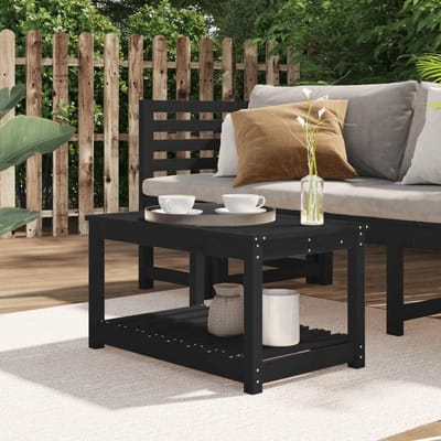 Tuintafel Massief Grenenhout - Bijzettafel Buiten - Ontspannen in de tuin - Met Extra Legplank - 825 x 505 cm