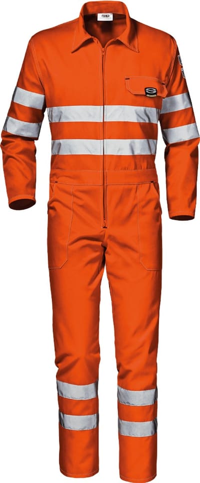 SIR SAFETY MISTRAL Hi Vis Reflecterend Amerikaanse Overall HEREN Overall Werkkleding Oranje